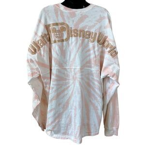 Walt Disney World Pink Briar Rose Gold Tie Dye Spirit Jersey